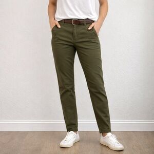 Gap Slim Fit Olive Green Jeans 34